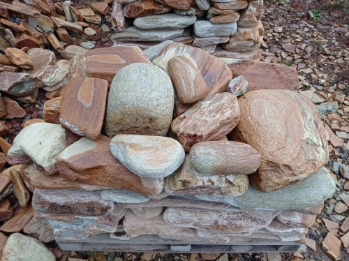 Златолит жёлтый, жёлто-зелёный глыбки и валуны для ланшафтного дизайна купить в Тюменской области