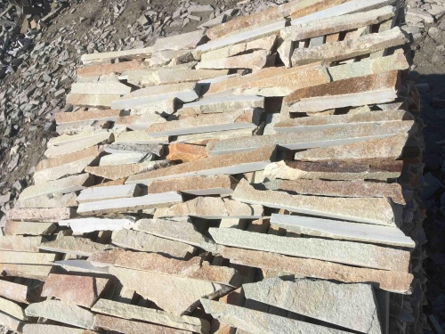 Горбушка златолит золотистый для облицовки купить в Тюменской области